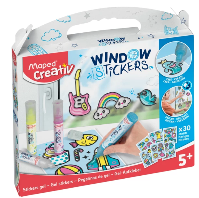 Windowstickers - Gel-Aufkleber